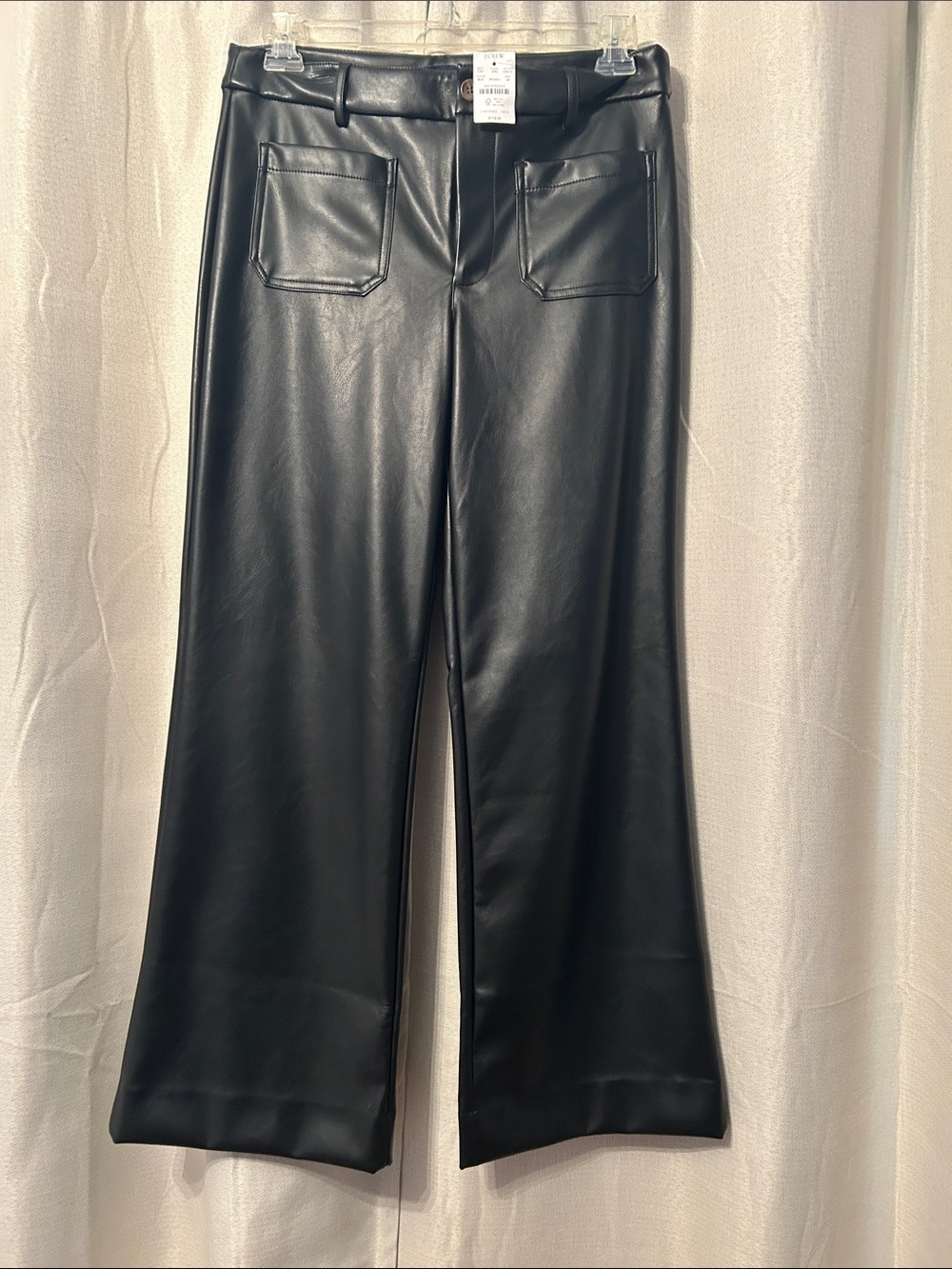 Women’s Black Faux Leather Pants - J.Crew